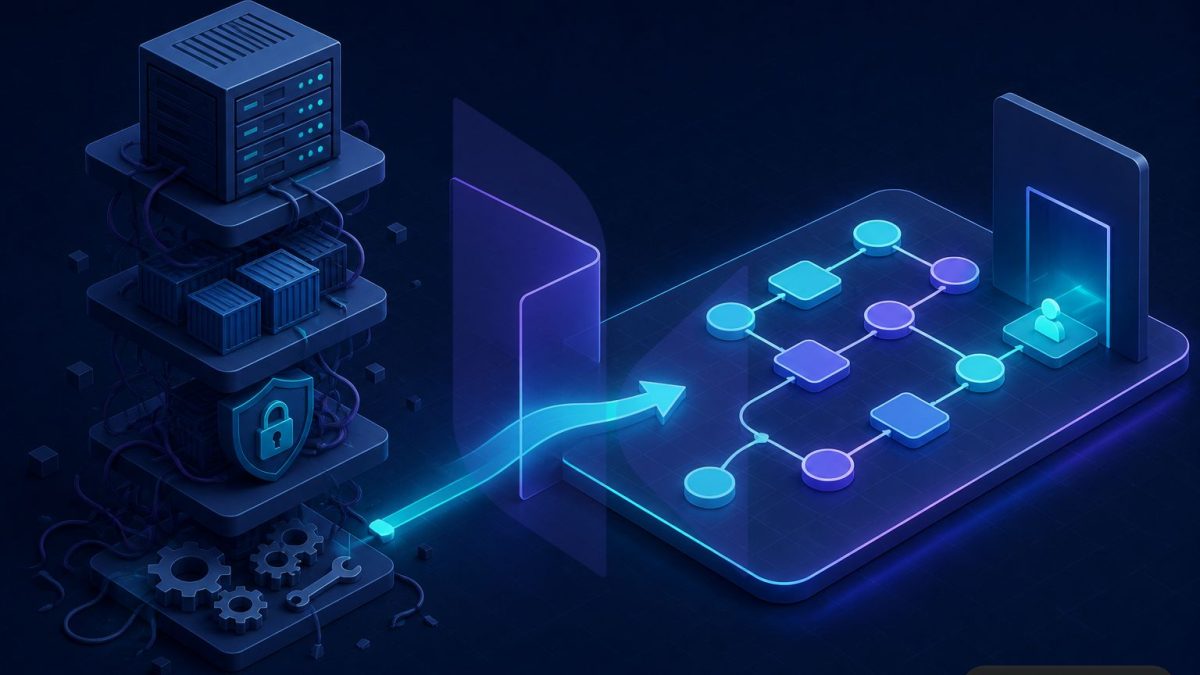 n8n آماده در برابر نصب دستی: مسیر ورکفلو در مقابل سرور، Docker و درگیری با تنظیمات — تصویر شاخص کیاران